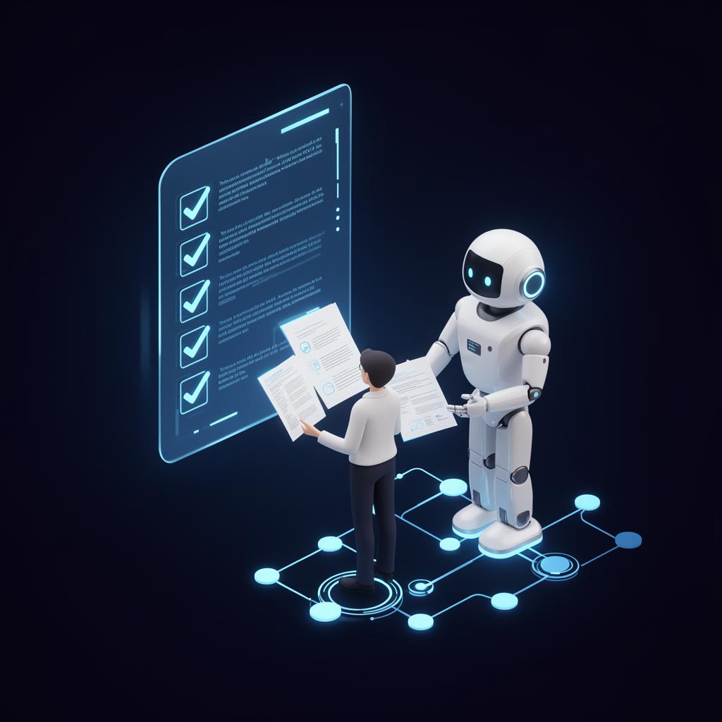 Assistant IA guidant un collaborateur dans son onboarding